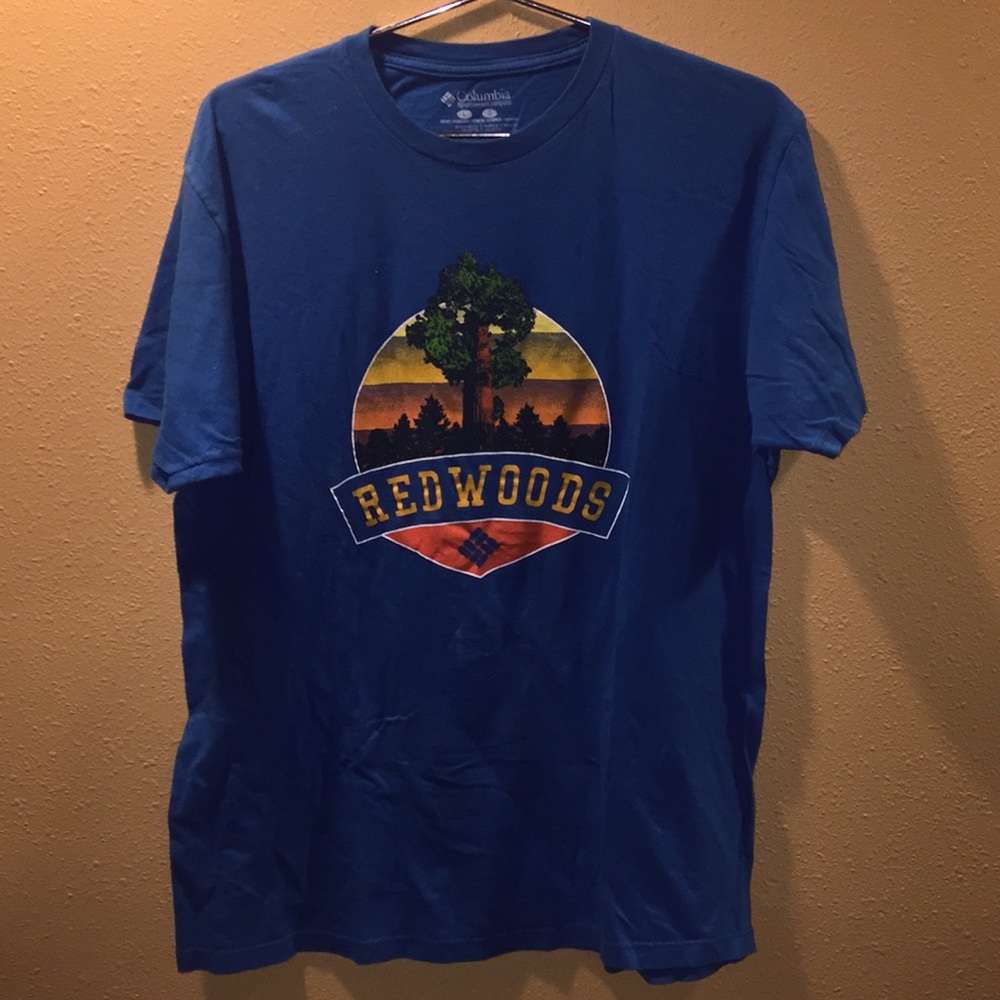 Columbia redwood tee.